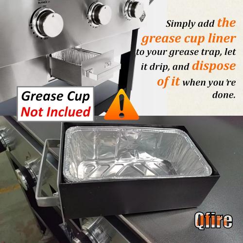 Drip Pan Liners for Members Mark 4-Burner Outdoor Flat Top Grill,Grease Tray Liners for Sams Club 36 inch Pro-Series 5-Burner Gas Griddle/Charbroil 28 Versa-Tile 5-in-1 Cooking Station