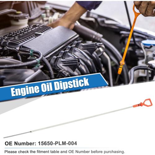 X AUTOHAUX 1 Pcs Engine Oil Dipstick Engine Oil Fluid Level Dipstick for Honda Civic DX EX EX Special Edition No.15650-PLM-004
