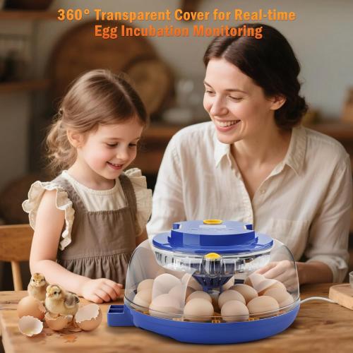 Incubators-for-Hatching-Eggs, TACOSO 18-Egg-Incubator for Hatching Chickens with Temperature & Humidity Control & Display, Egg Turning, Egg Candler, Air Vent for Hatching Chicken, Duck,Goose and Quail