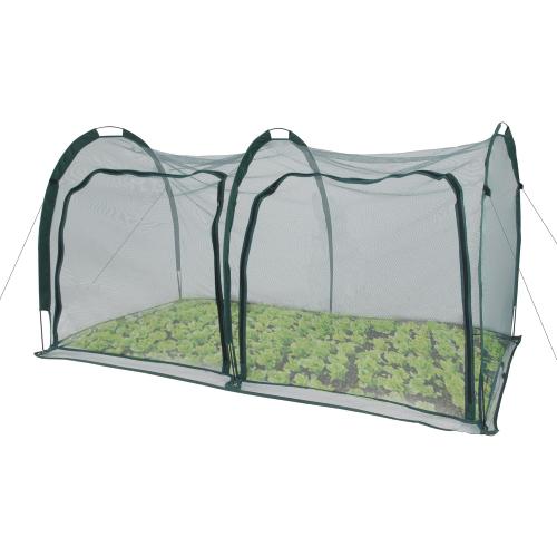 Flexible Net Grow Tunnel - Garden Greenhouse Mesh Covers Growhouse Cloche for Protecting Fruit Vegetables Plants Cultivation from Animals(2M)