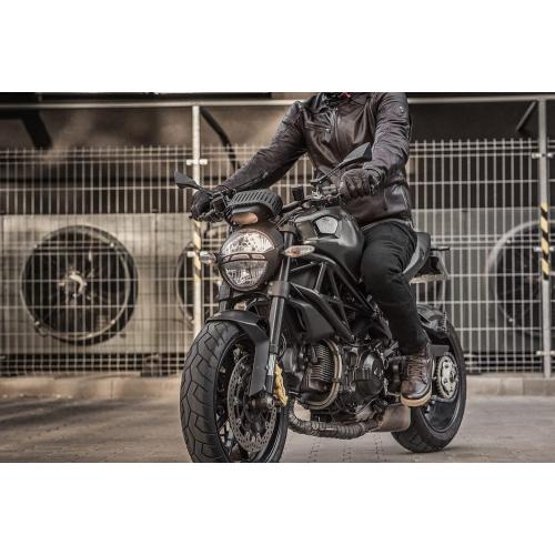 Size 45 /11.5SHIMA Blake Boots Motorcycle Riding Boots Men Ventilated Leather Vintage Street Side Zipper Sport Touring Shoe Footwear