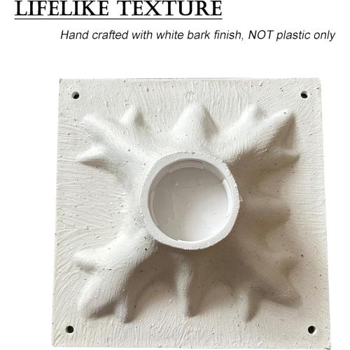 LITBLOOM Pre Lit White Tree 6FT 690 Fairy Lights Plug in,Twig Tree with Lights for Home Living Room Christmas Easter Decoration Indoor Outdoor