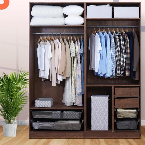 ELONG HOME Solid Wooden Hangers  Wood Suit Hangers with Extra Smooth Finish, Precisely Cut Notches and Chrome Swivel Hook, Clothes Hangers for Shirt Coat Jacket Dress, Natural