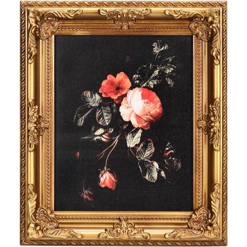 Wooden Vintage Picture Frame 8x10 Antique Gold Photo frame with Acrylic Glass for Photo Display Baroque Tabletop Wall Hanging Home Decor Picture Frames