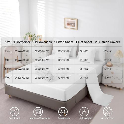 Cartoon Xmas Tree Bed in a Bag 7pcs for Girls Princess Christmas Bedding Set, Pink Bowknots Queen Size Comforter Set Happy New Year Festival Decorative Bedding Comforter Sets, Watercolor Bed Set