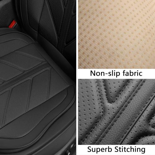 Pickup Seats Covers Compatible with Dodge Ram 1500 2009-2024 Limited Laramie Big Horn Truck Pleather Seat Covers Custom Fit Dodge Ram 2500 3500 (Black,5 Sets Full Seat)