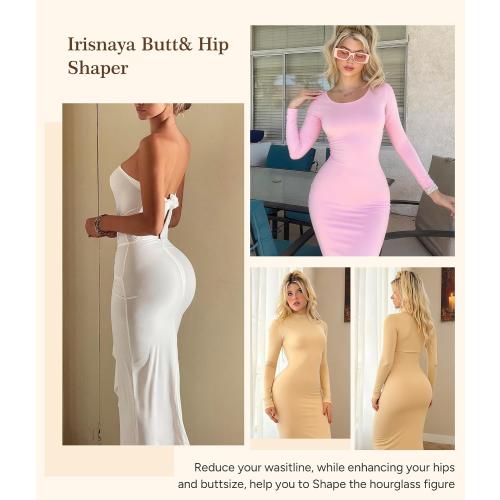 Size L/XL ..Women Shapewear Control Panties Body Shaper Butt Lifter Padded Hip Enhancer Seamless Underwear Hi- Waist Short