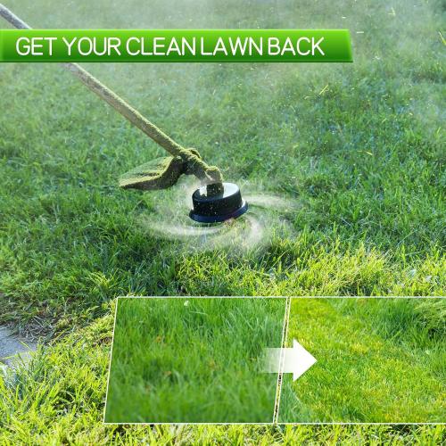 2026 New Steel Wire Grass Trimmer Head for 5mm Aperture, Upgrade String Trimmer Replacement Head, Multifunctional Steel Trimmer Blade for Garden Use, Durable Weed Trimmer Head for Home Users (2pc)