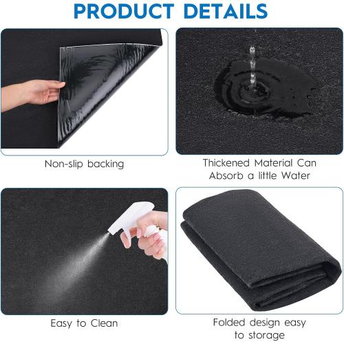 LWFCOEE Horse Stall Mat 4x6 Ft Large Horse Stable Mat Absorbent Non-Slip Washable Floor Mat for Horses Livestock Stables Barns Kennels Garages, Easy to Clean