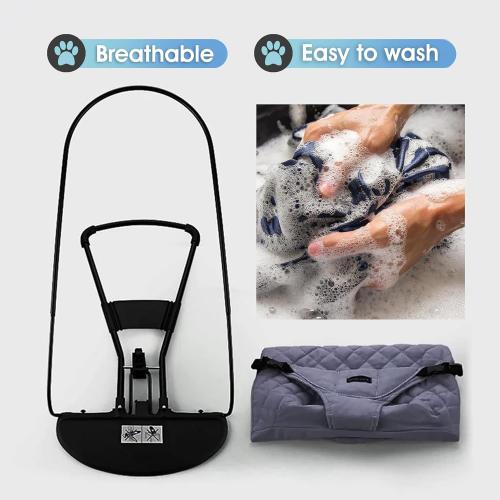 Dog, Cat Rocking Chair - Dog Rocking Chair for Frenchie, French Bulldog Rocking Chair Bed, Dog Lounge Chair Outdoor, Bouncer Chair, Portable Foldable Pet Rocking Chair