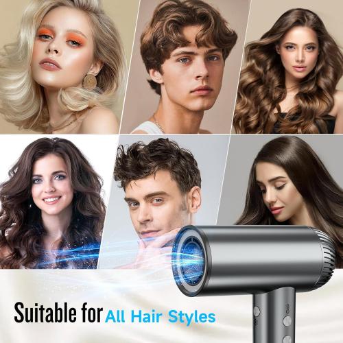 Hair Dryer, High Speed Hair Blow Dryer with Diffuser for Home Salon Travel