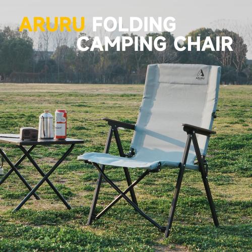 Folding Camping Chair, Portable Outdoor Lawn Chairs for Adults Heavy Duty for Beach, Fishing,Picnic,Concert Sports, Collapsible Camp Chairs