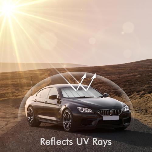 Custom Fit Windshield Foldable Sunshade for Subaru Forester SUV, 2026 2025, Compact Block UV Rays Protector Lightweight Flexible Rigid Insulation Accessories (Made in USA)