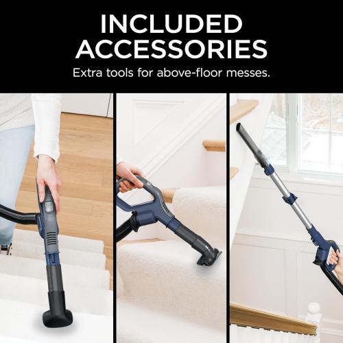 Shark Navigator Lift-Away ADV Upright Vacuum with HEPA Filter, Powerful Pet Hair Pickup, Advanced Swivel Steering, Lightweight Versatility, For Carpets & Hard Floors, Blue Jean, LA301