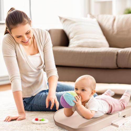 Baby Changing Pad, Luxury Baby Scale, 2-in-1 Baby Smart Scale and Change Pad, Waterproof, Wipeable Changing Pad with Safety Belt, Non-Slip Pad for Dresser, Easy to Clean & Portable Pad