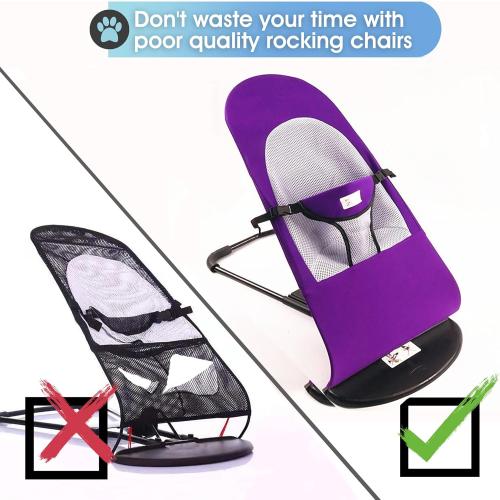 Dog, Cat Rocking Chair - Dog Rocking Chair for Frenchie, French Bulldog Rocking Chair Bed, Dog Lounge Chair Outdoor, Bouncer Chair, Portable Foldable Pet Rocking Chair