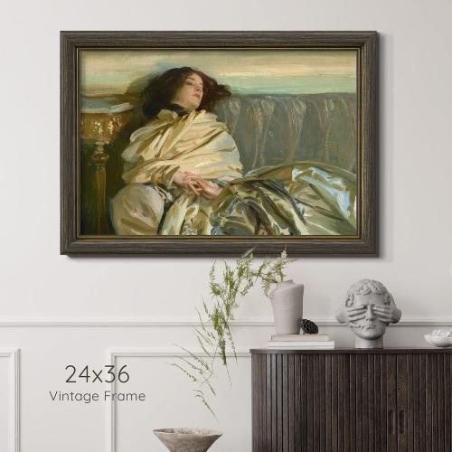 Picrit 24x36 Poster Frame, Vintage 24 x 36 Picture Frame, Retro Home Decor Wall Hanging Gallery Frames, Photo Frame for Horizontal or Vertical Wall Mounting, Brown and Gold