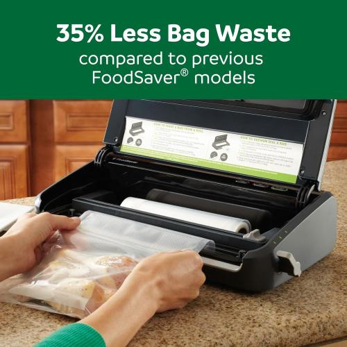 FoodSaver Vacuum Sealer Machine, Automatic Bag Detection, Sous Vide Friendly, with sealer bags, roll, handheld vacuum sealer, black ‼️possibly stains missing or broken item ‼️