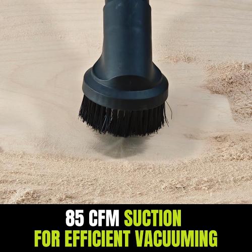 8 Gallon Dust Extractor Shop Vacuum with Remote Control | CVL30-RC, Remote Control, 5.5 Peak HP, HEPA Filter, Dust Bag, Wet Dry Vacuum Cleaner, Woodworking, Garage & Workshop‼️missing pieces‼️