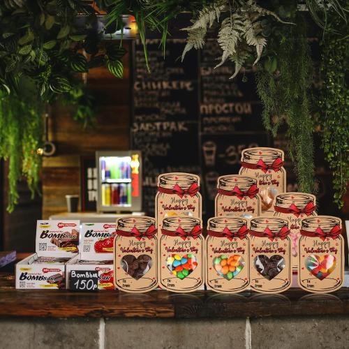 Valentines Day Cards for Kids-50 Pack Happy Valentine's Day Card Bulk with 50 Treat Bags-DIY Valentine Exchange Cards for Boys Girls Toddler School Class Classroom Party Favors (Candy Not Included)