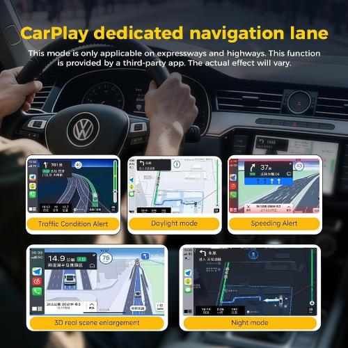 4-in-1 Screen Mirroring Wireless CarPlay Adapter,2026 Upgraded for Wireless Apple CarPlay/Android auto/AirPlay/MirrorLink Adapter,Mini USB Design with Type-C Extension,Fast Auto-Connect,Plug & Play