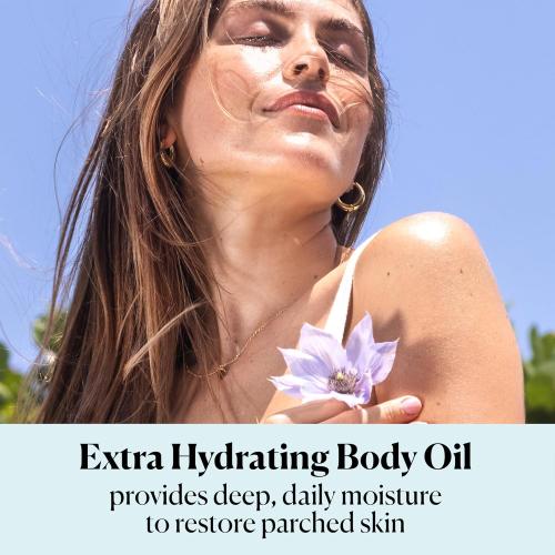 DIRTY BOTTLE Sky Organics Body Oil, Extra Hydrating & Nourishing Organic Skin Care with Borage, Acai & Sweet Almond Oil, Nourishing Hydration for Softer, Smoother, Refreshing Orange & Spearmint Scent, 6 fl oz