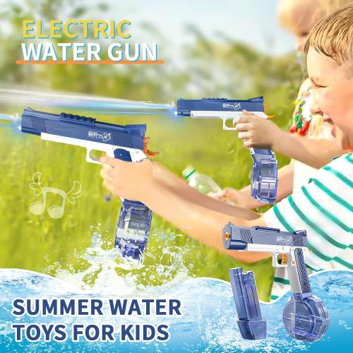 Electric Water Gun with Long Range,Automatic Squirt Gun for Kids and Adults, Long Distance Water Pistol for Pool Beach Outdoor Play