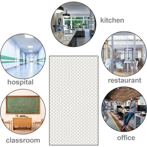 Frienda 4 Pcs Fluorescent Light Covers Replacement Flat Clear Prismatic Acrylic Ceiling Light Cover Panels(22.5 x 46.5: x 0.1)