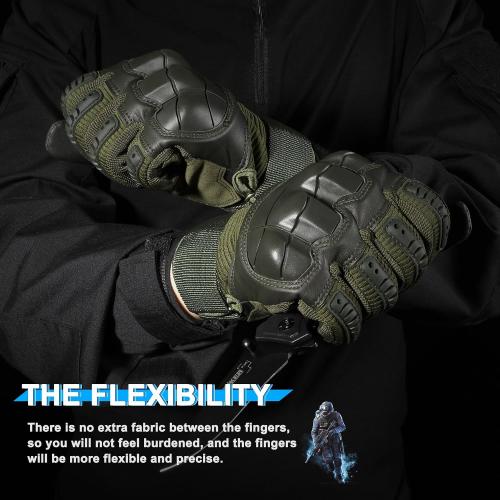 WTACTFUL Tactical Gloves for Men - Touch Screen - Airsoft Motorcycle Outdoor Costume