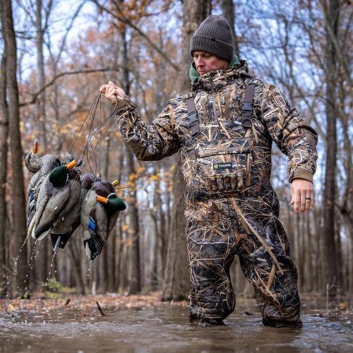 TIDEWE Chest Waders, Hunting Waders for Men with 800G Insulation, Waterproof Neoprene Camo Bootfoot Wader