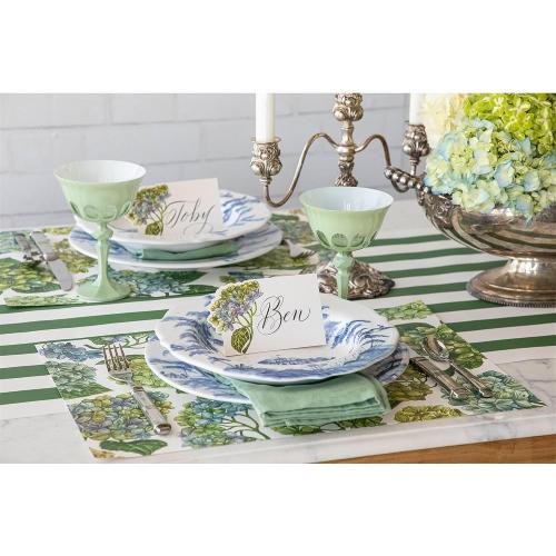 Striped Paper Table Runner - Disposable Table Runner Roll for Parties