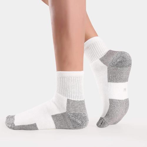 WANDER Men's Athletic Ankle Socks 3/8 Pairs Thick Cushion Running Socks for Men&Women Cotton Socks 6-9/9-12/12-15