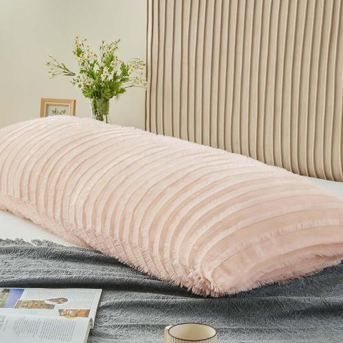 BEDELITE Body Pillow Cover with Zipper, Boho-Coral, 20x54 Inch, 1 Pack