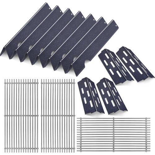 Grill Grate and Flavorizer Bars Heat Deflector Grill Parts for Weber Genesis 2 GS4 Grates 66089 66097, Weber Genesis II E-410, E-435, S-435, SE-410,for Weber 66041, 66033, 66796 Parts ‼️used‼️