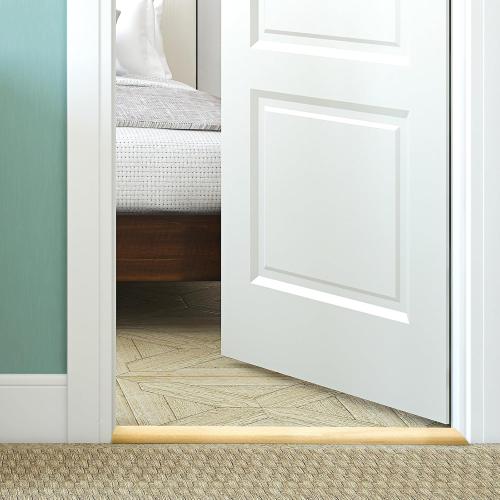 Kigley Solid Red Oak Interior Threshold Wood Oak Threshold Transition Overlap Threshold Doorways Reducer Threshold (36 x 3 x 1 Inches)