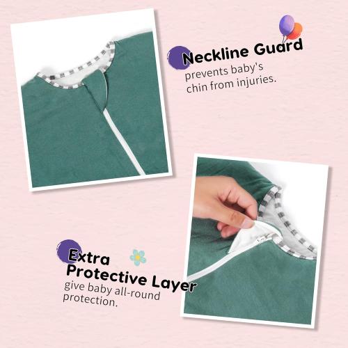 Size XL PuppyPaws Baby Sleep Sack 1.5 TOG, Transitional Swaddle 9-15 Months with Arms Up Length Sleeves and Mitten Cuffs, Reversible Wearable Blanket Baby, 95% Rayon derived from Bamboo, 5% Spandex