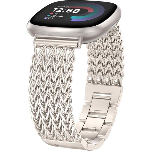Minyee Metal Bands with fitbit