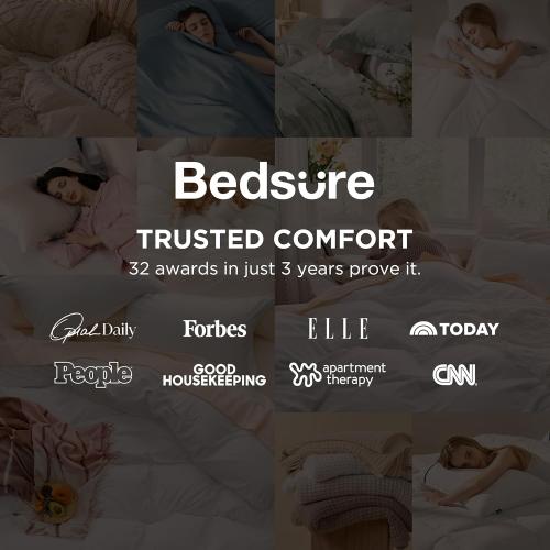 Bedsure California King Duvet Cover - Prewashed Cotton-Like Extra Soft Bedding Set, Includes 1 Cal King Duvet Cover 104x98 Inches with Zipper Closure & 2 Pillow Shams, Linen, Comforter Not Included