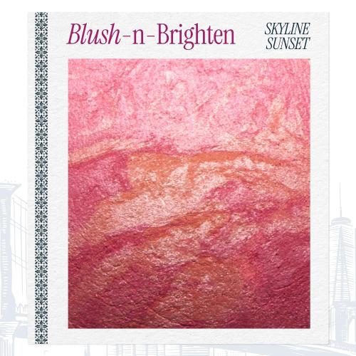 LAURA GELLER NEW YORK Baked Blush-n-Brighten for Mature Skin - 00 Skyline Sunset - Powder Blush Won't Settle into Fine Lines - Buildable Natural Finish – Longlasting Formula - Made in Italy​