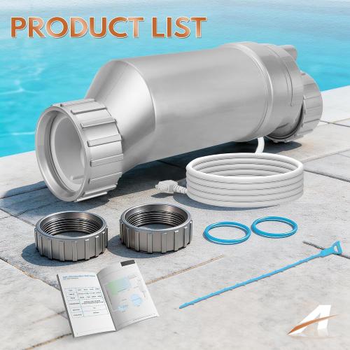 T-15 Replacement Salt Cell Compatible with W3T-CELL-15, Silver Edition Pool Part