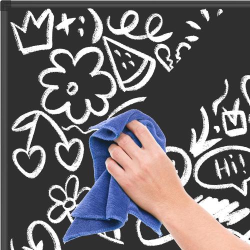 Lockways Magnetic Chalkboard 48 x 36 Inches, Aluminum Frame Large Blackboard, Hanging Chalk Board Wall Decor for Restaurant Menu, School, Office and Home