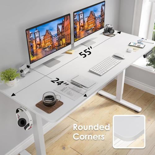 Electric sit  Stand desk Adjustable Height Sit Stand Home Office Desk