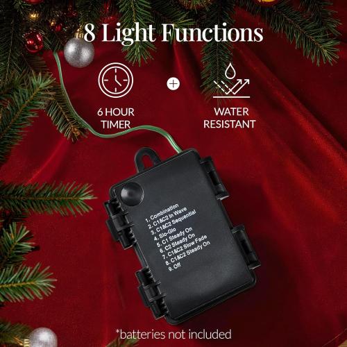 Best Choice Products 9ft Pre-Lit Christmas Garland Holiday Décor for Stairs, Mantel, w/Pine Cones, 2-in-1 White & Multi LED Lights