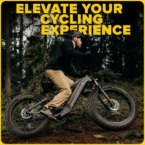 ULTRAVERSE 26x4 E-Bike Fat Tire - Robust, High-Performance 20inch Fat Tyre for MTB and Ebikes, Durable All-Terrain Directional Tread, Superior Density for Street & Trail Adventures-2 Unit