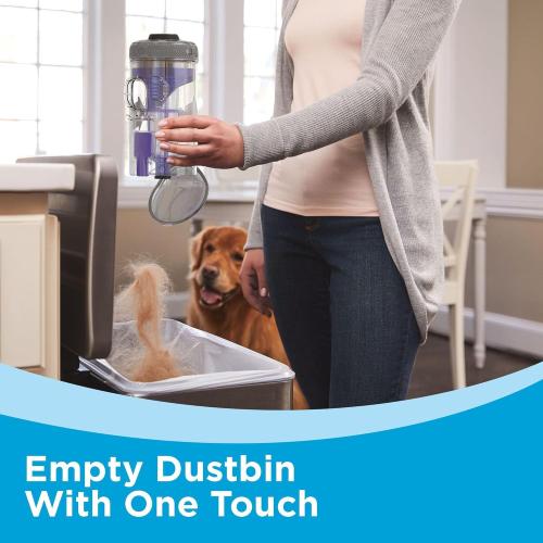 Purple BLACK DECKER Pet Hair Vacuum, Cordless Vacuum Cleaner Pet Hair, Up to 55 Minutes of Runtime, Interchangeable Floorhead, Maximum Suction, Multi-Surface, Light Weight, Powerseries Extreme (BSV2020P)