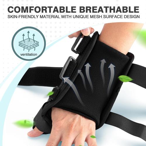 Wrist Brace & Thumb Spica Splint, for De Quervain's Tenosynovitis, Tendonitis, Carpal Tunnel & Arthritis Wrist Support Thumb Splint (Right Hand - Medium)