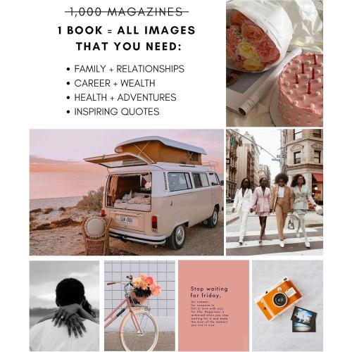 Lamare Vision Board Book for Black Women – 1000  Vision Board Supplies