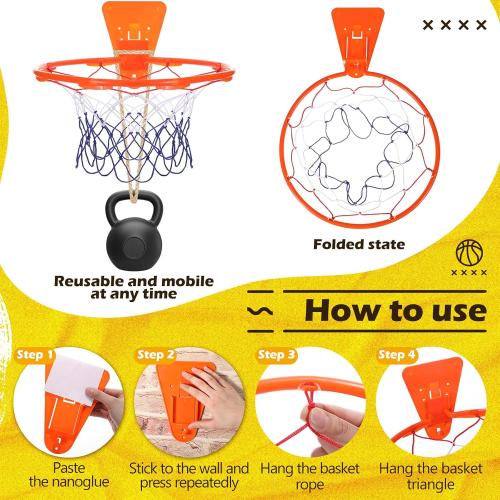 Silent Basketball and Hoop Set Soft Foam Indoor Basketball No Noise for Indoor Dribbling and Shooting Practice Ideal for Teens Adults