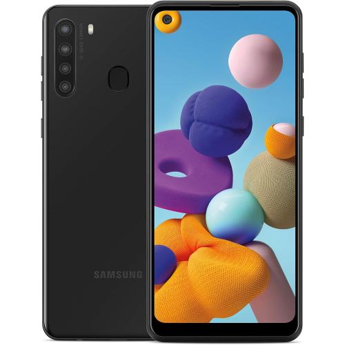Samsung Galaxy A21, 32GB, Black - Unlocked