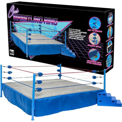 Figures Toy Company Classic Wrestling Ring for Wrestling Figures